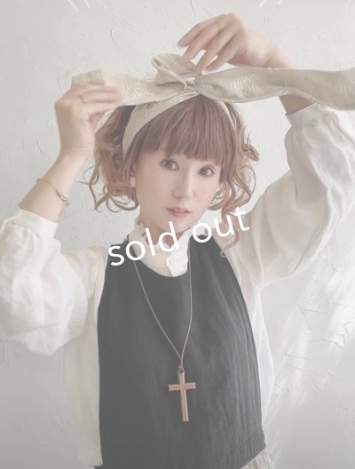 画像7: MARCHE' DE SOEUR／刺繍のワイヤーターバン