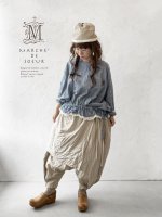 画像9: MARCHE' DE SOEUR／ウエストギャザープルオーバー・ブルー (9)
