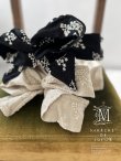 画像2: MARCHE' DE SOEUR／刺繍のワイヤーターバン (2)