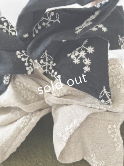 画像4: MARCHE' DE SOEUR／刺繍のワイヤーターバン