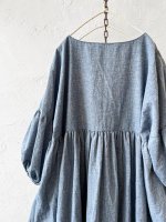 画像7: MARCHE' DE SOEUR／パフ袖ワンピース・ブルー (7)