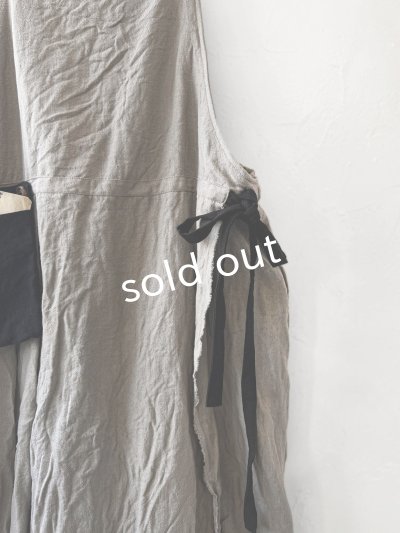 画像3: MARCHE' DE SOEUR／種蒔のエプロン・アッシュグレー