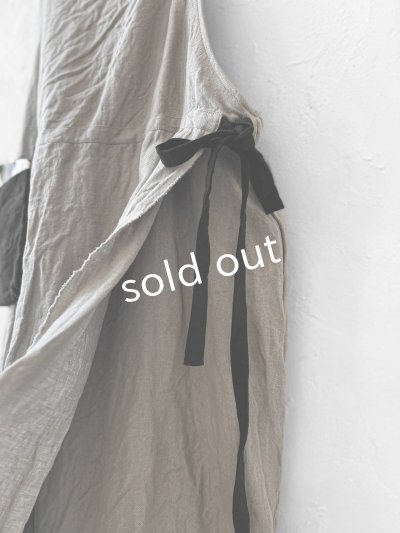画像6: MARCHE' DE SOEUR／種蒔のエプロン・アッシュグレー