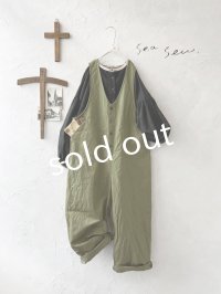seasew.／111 オーバーオール・オリーブ