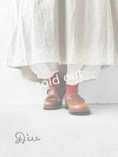 画像2: Diu／本革ベルトシューズ・ブラウン