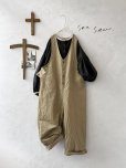 画像1: seasew.／111 オーバーオール・ベージュ (1)