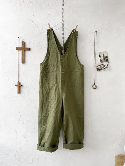 画像2: seasew.／111 オーバーオール・オリーブ