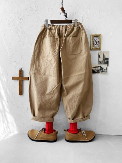 画像6: seasew.／505 ハンドワッシャーコクーンパンツ・ベージュ