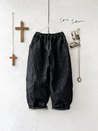 画像6: seasew.／507 デニムコクーンパンツ・チャコール