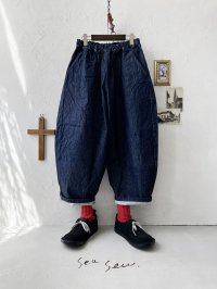 seasew.／809 デニムコクーンパンツ・インディゴ
