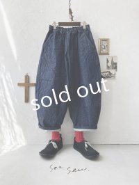 seasew.／809 デニムコクーンパンツ・インディゴ