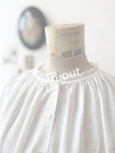 画像2: SO／フリル襟ブラウス・オフ