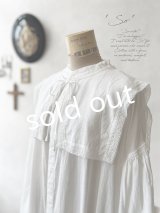 SO／ティペット付きギャザーワンピース・オフ