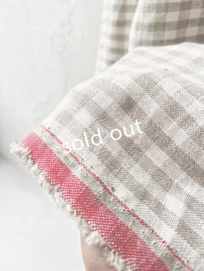 画像8: MARCHE' DE SOEUR／ギャザーワンピース・赤耳ギンガムチェック