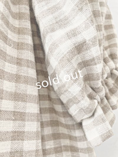 画像6: MARCHE' DE SOEUR／ギャザーワンピース・赤耳ギンガムチェック