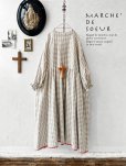 画像2: MARCHE' DE SOEUR／ギャザーワンピース・赤耳ギンガムチェック (2)