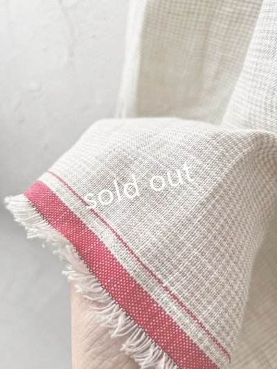 画像4: MARCHE' DE SOEUR／ギャザーワンピース・赤耳ミリチェック