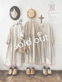 MARCHE' DE SOEUR／ギャザーワンピース・赤耳ギンガムチェック