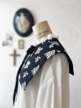 画像3: MARCHE' DE SOEUR／タッセルティペット・黒刺繍