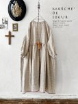 画像1: MARCHE' DE SOEUR／ギャザーワンピース・赤耳ウィンドウペン (1)