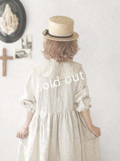 画像10: MARCHE' DE SOEUR／タッセルティペット・生成り刺繍