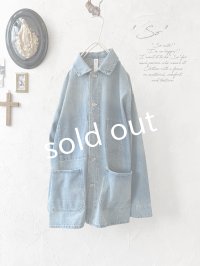 SO／ポケットデニムジャケット  ・ブルー
