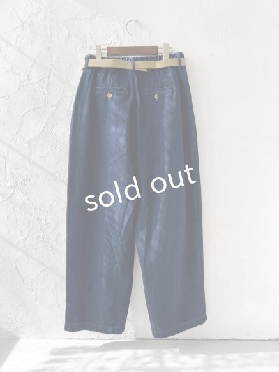 画像7: SO／デニムテーパードパンツ  ・インディゴ