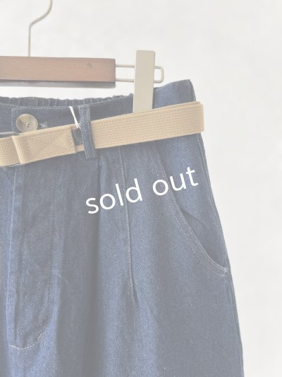 画像3: SO／デニムテーパードパンツ  ・インディゴ