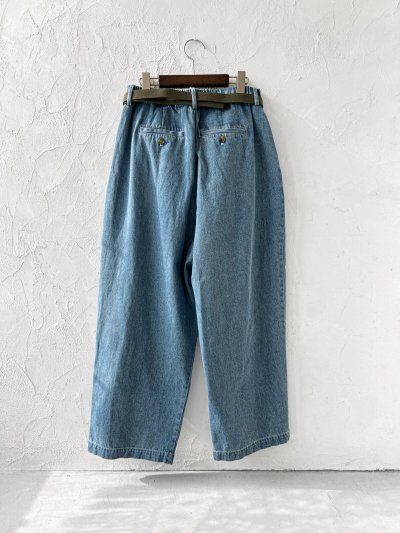 画像5: SO/デニムテーパードパンツ  ・ブルー