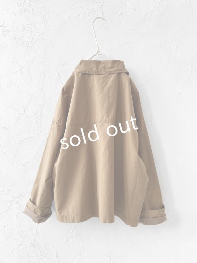 画像9: 【SALE】SO／マチポケットショートジャケット・キャメルベージュ