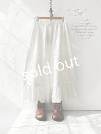 SO／裁ち切りフリルイージーパンツ・オフ