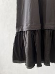 画像3: SO／裁ち切りフリルノースリーブワンピース・スミクロ