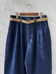 画像2: SO／デニムテーパードパンツ  ・インディゴ (2)