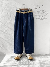 SO／デニムテーパードパンツ  ・インディゴ