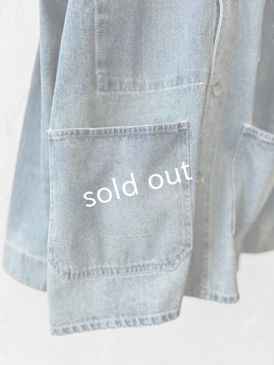 画像6: SO／ポケットデニムジャケット  ・ブルー