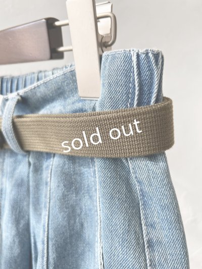 画像3: SO／デニムテーパードパンツ  ・ブルー