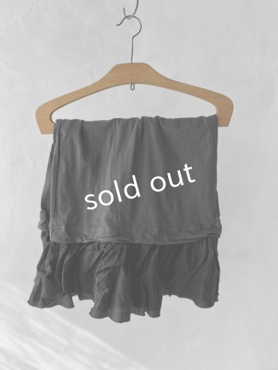 画像5: SO/裁ち切りフリルイージーパンツ・スミクロ