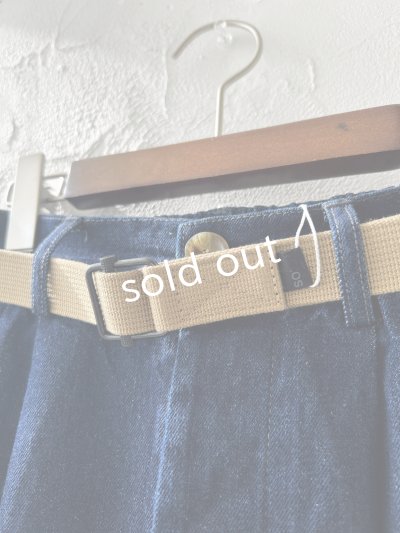 画像5: SO／デニムテーパードパンツ  ・インディゴ