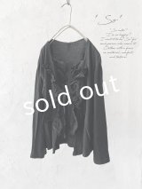 SO／フリルカーディガン・ブラック