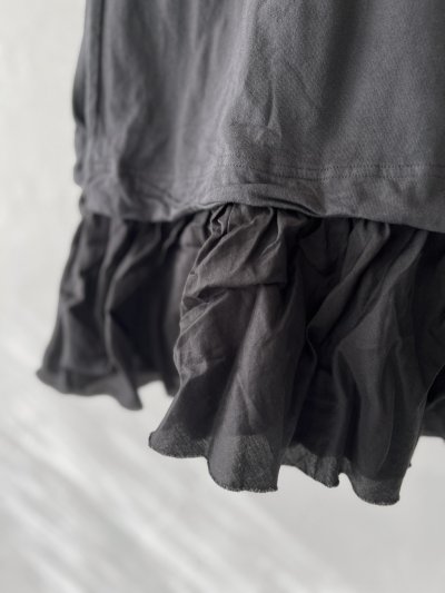 画像6: SO／裁ち切りフリルイージーパンツ・スミクロ