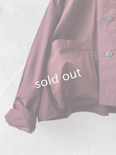 画像4: 【SALE】SO／マチポケットショートジャケット・チョコブラウン