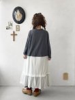 画像12: SO／裁ち切りフリルノースリーブワンピース・オフ (12)