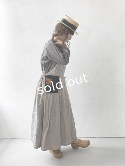 画像13: MARCHE' DE SOEUR／種蒔のエプロン・アッシュグレー