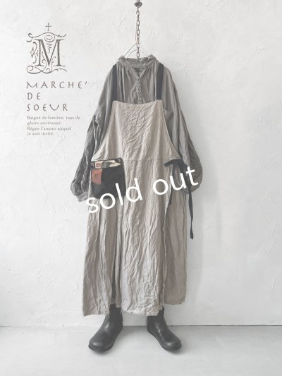 画像14: MARCHE' DE SOEUR／種蒔のエプロン・アッシュグレー