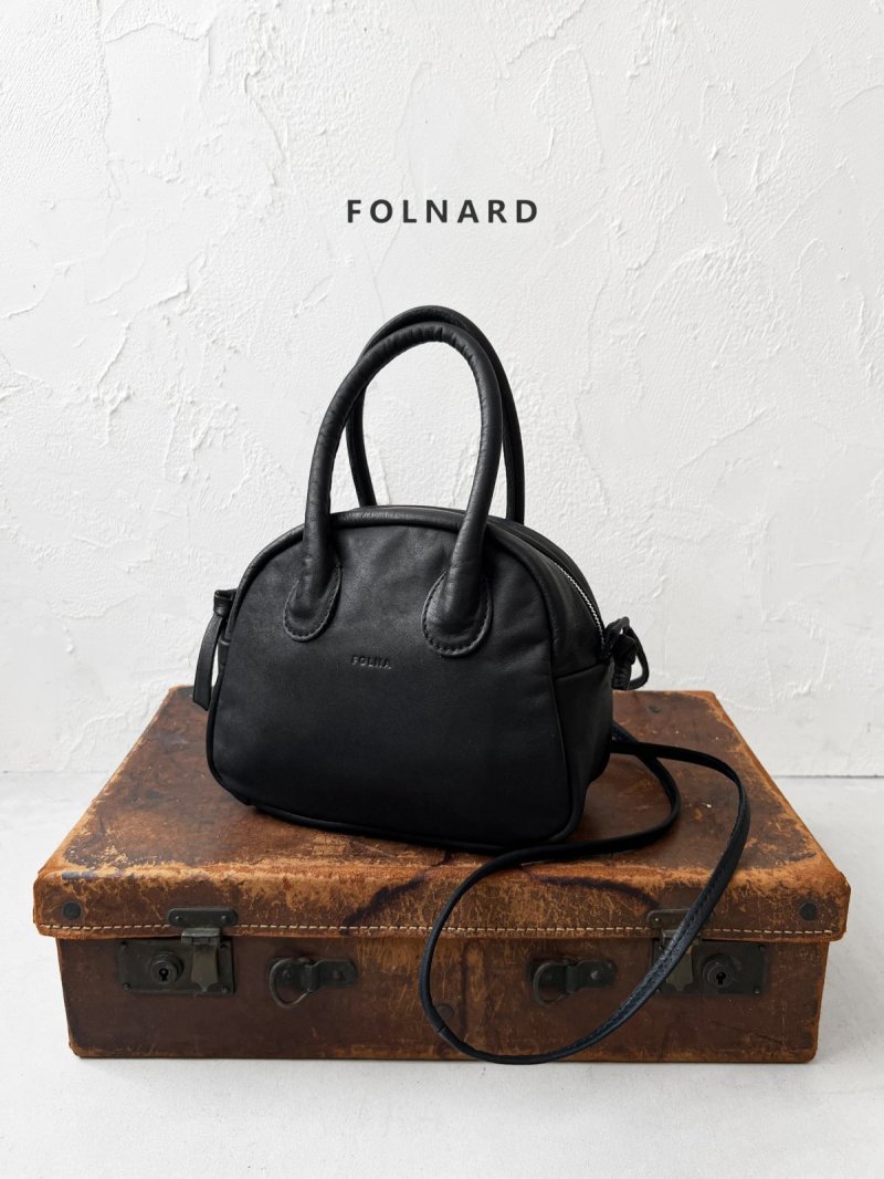 画像1: FOLNARD/ソフトレザー2wayボストン&ショルダー (1)