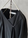 画像2: je suis comme je suis/「dahila」カシュクールドレス・ブラック (2)