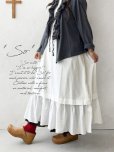画像1: SO/裁ち切りフリルノースリーブワンピース・オフ (1)