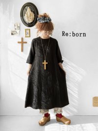 Re:born/リネンワンピース・ブラック