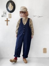 seasew.／111 オーバーオール・ダークネイビー