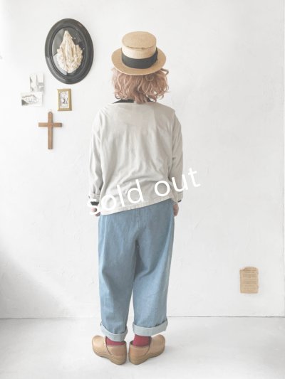 画像8: SO／デニムテーパードパンツ  ・ブルー